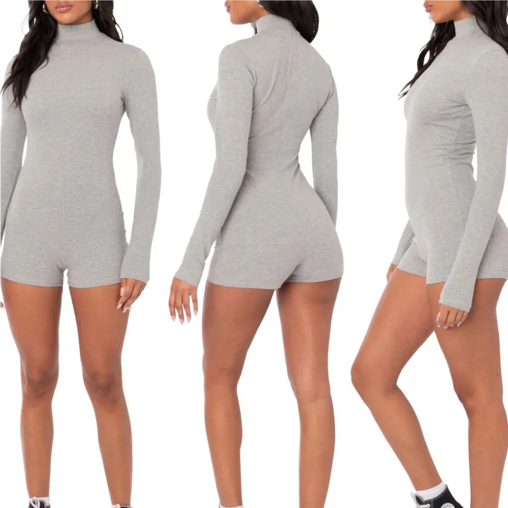 Edikted “Lilliana” Gray Romper